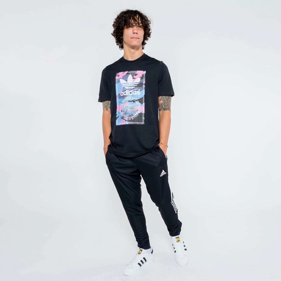 Men'S Tees * | Adidas Graphic Camo Tee Black