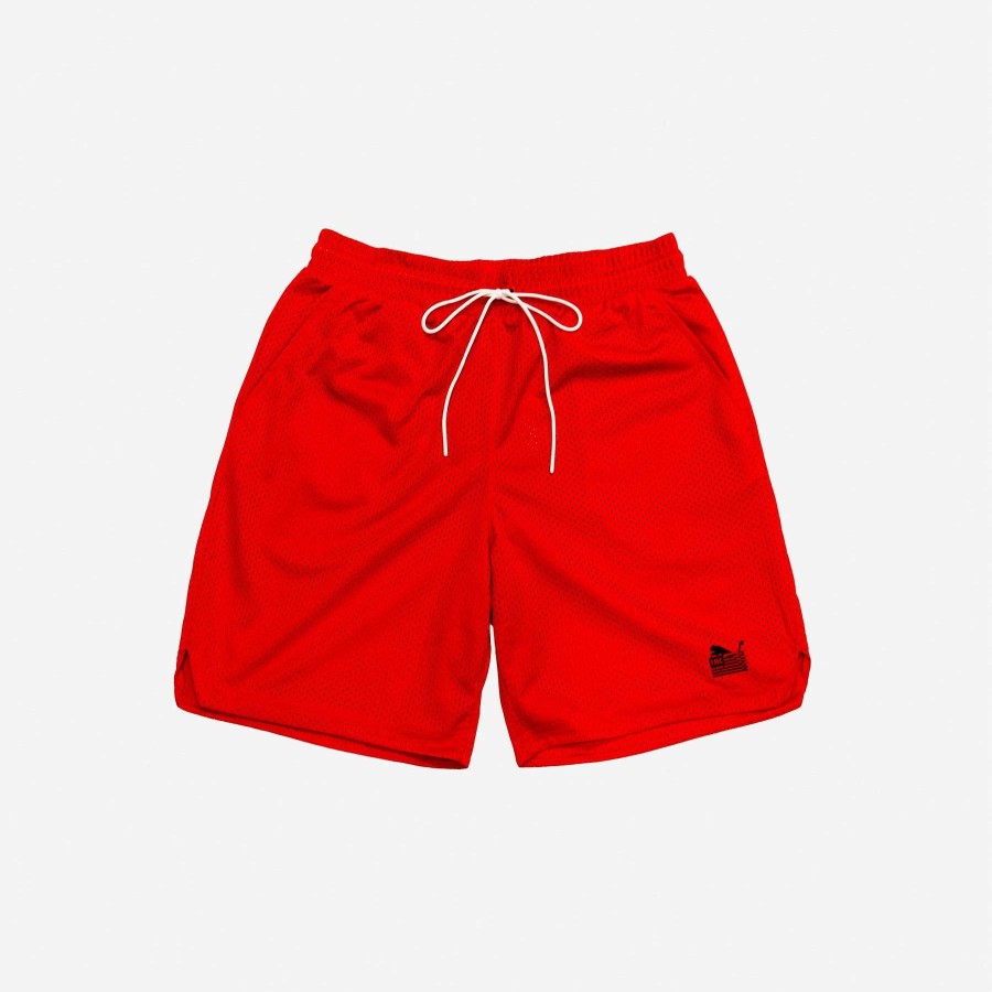 Men'S Shorts * | Puma X Tmc Everyday Hussle Mesh Short High Risk Red