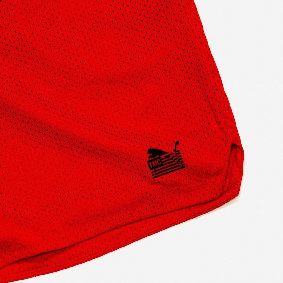 Men'S Shorts * | Puma X Tmc Everyday Hussle Mesh Short High Risk Red