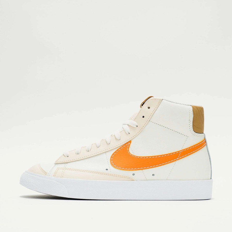 Men'S Sneakers * | Nike Blazer Mid '77 Emb Phantom/Hot Curry/Pearl White