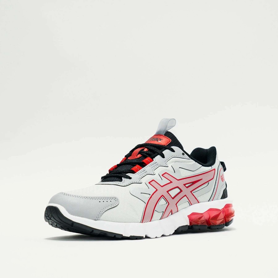 Men'S Sneakers * | Asics Gel-Quantum 90 Glacier Grey/Classic Red