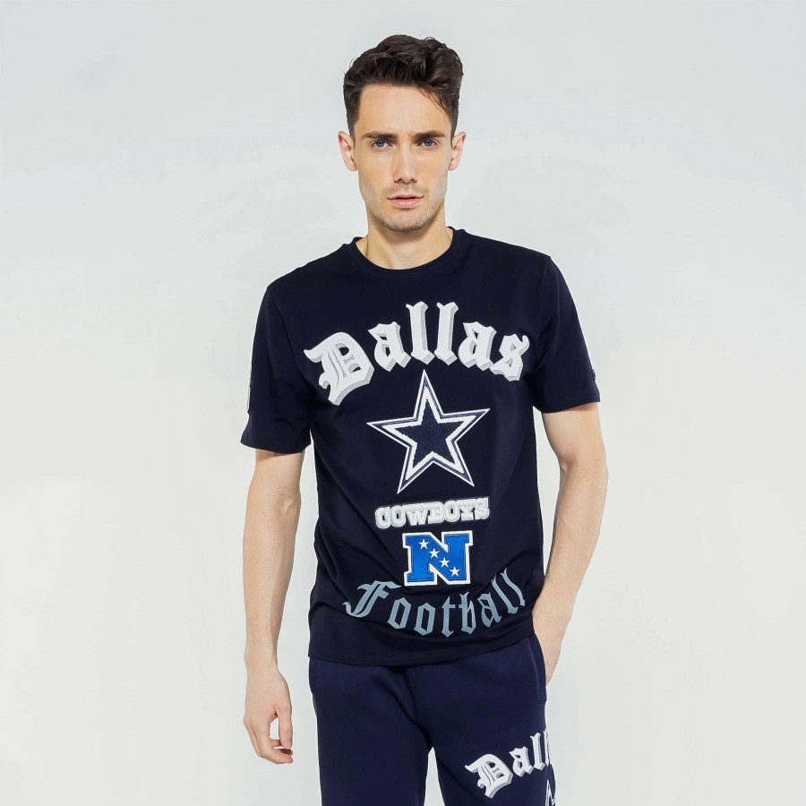 Men'S Tees * | Pro Standard Nfl Dallas Cowboys Logo Team Tee Navy