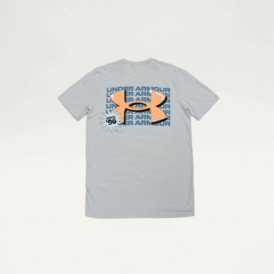 Men'S Tees * | Under Armour Shine Logo Tee Halo Gray Light Heather