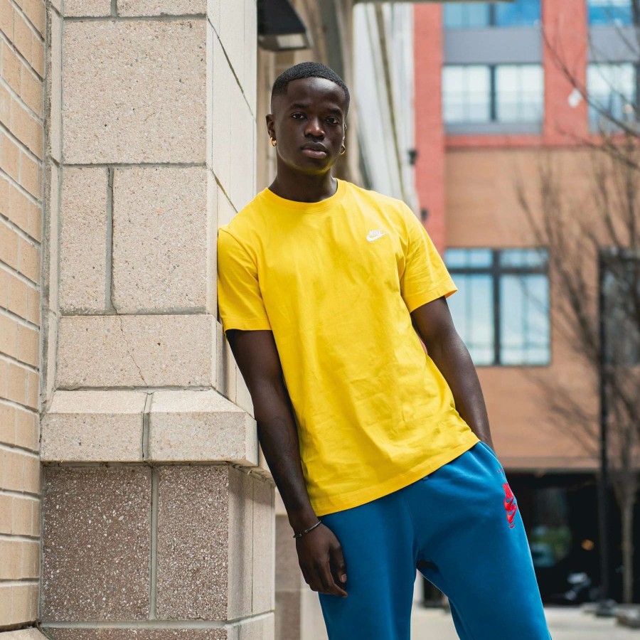 Men'S Tees * | Nike Sportswear Club Tee Vivid Sulfur