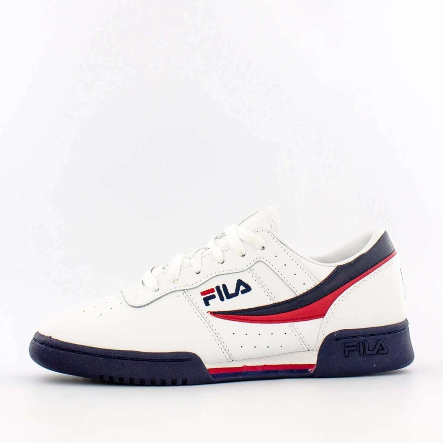 Men'S Sneakers * | Fila Original Fitness White / Navy / Red