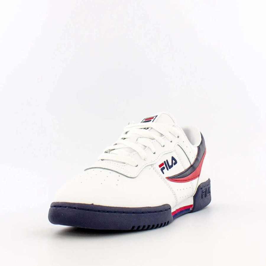 Men'S Sneakers * | Fila Original Fitness White / Navy / Red