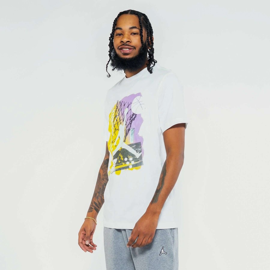 Men'S Tees * | Jordan Graphic Tee White