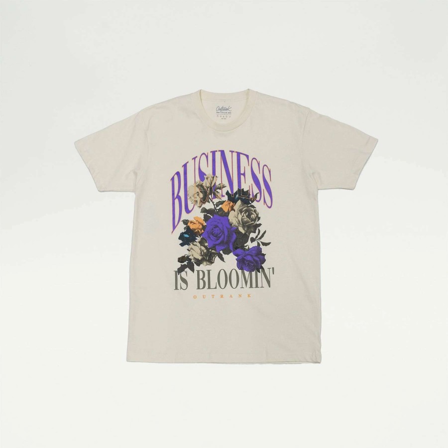 Men'S Tees * | Outrank Business Is Bloomin Tee Cream