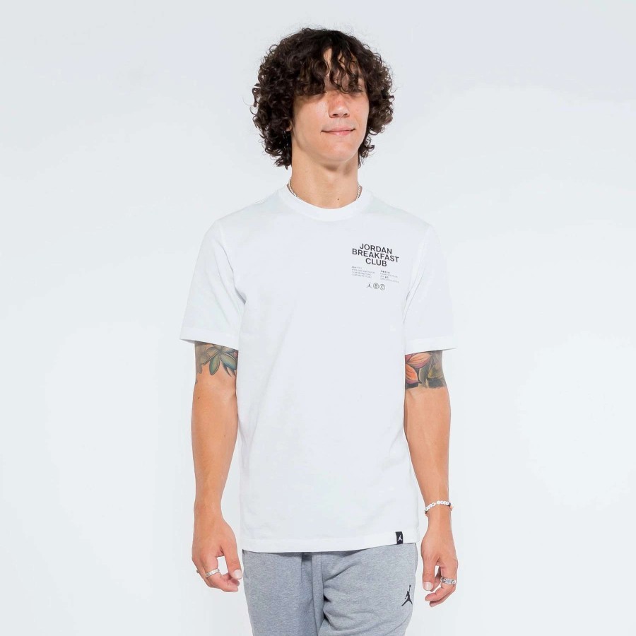 Men'S Tees * | Jordan Breakfast Club Graphic Tee White