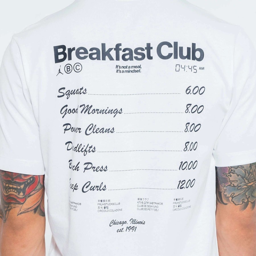 Men'S Tees * | Jordan Breakfast Club Graphic Tee White