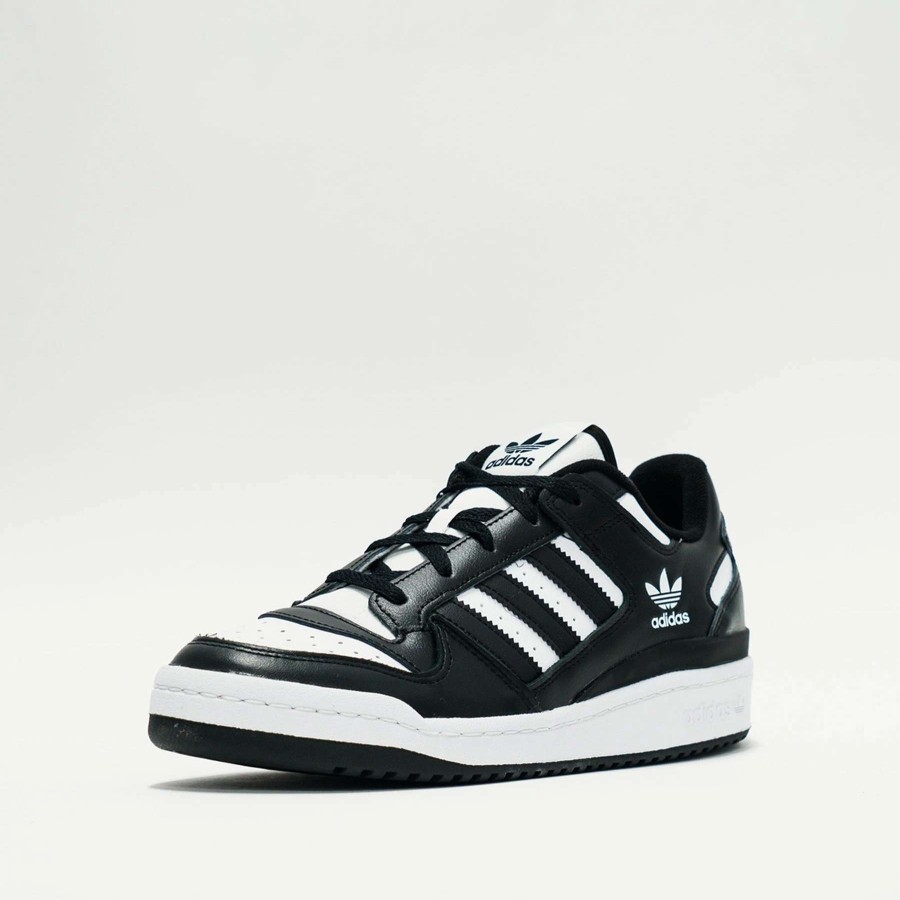 Men'S Sneakers * | Adidas Forum Low Core Black/Cloud White