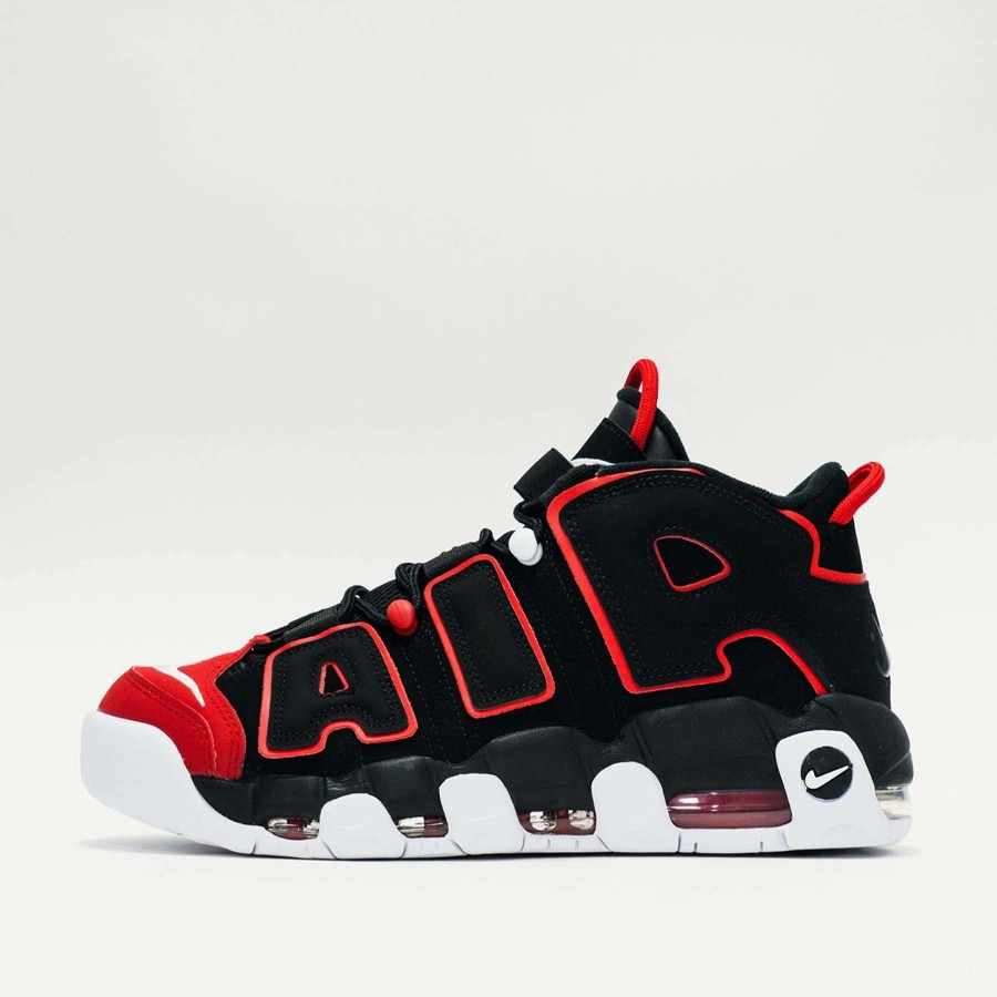 Men'S Sneakers * | Nike Air More Uptempo '96 Black/University Red