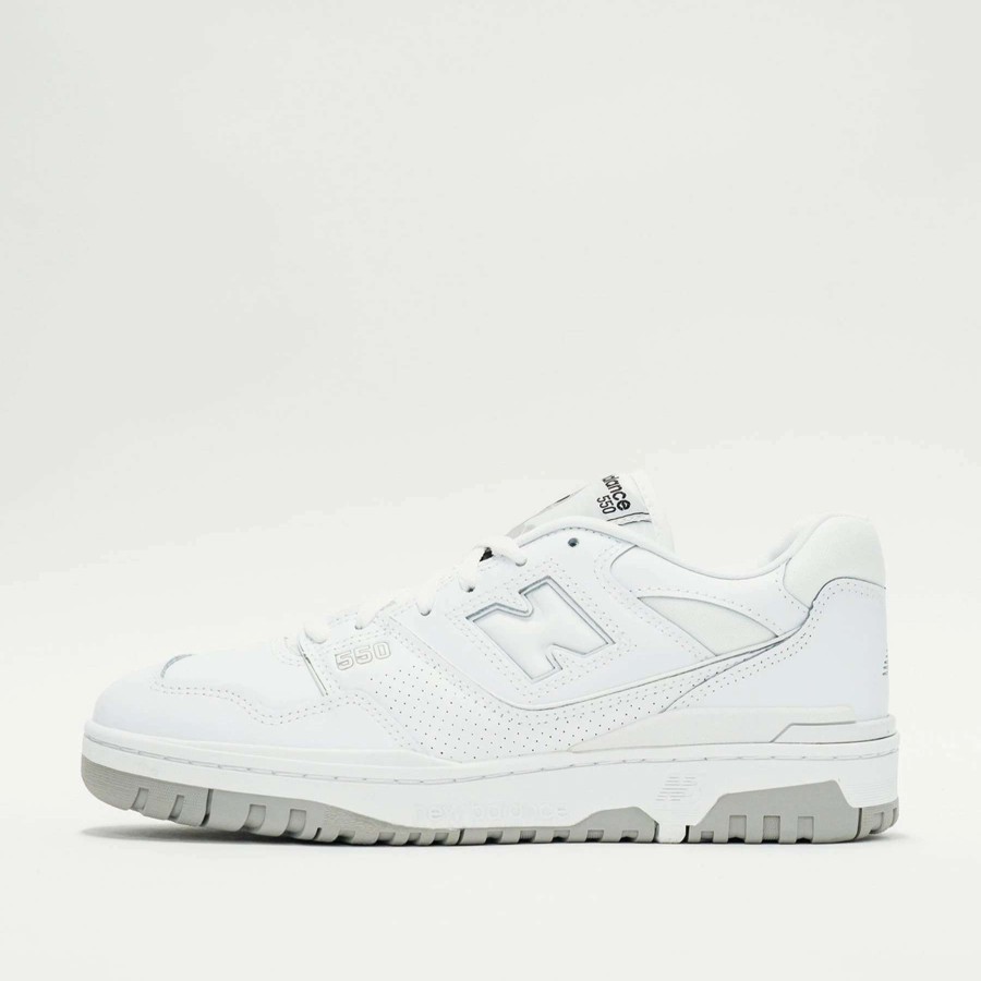 Men'S Sneakers * | New Balance 550 White/White