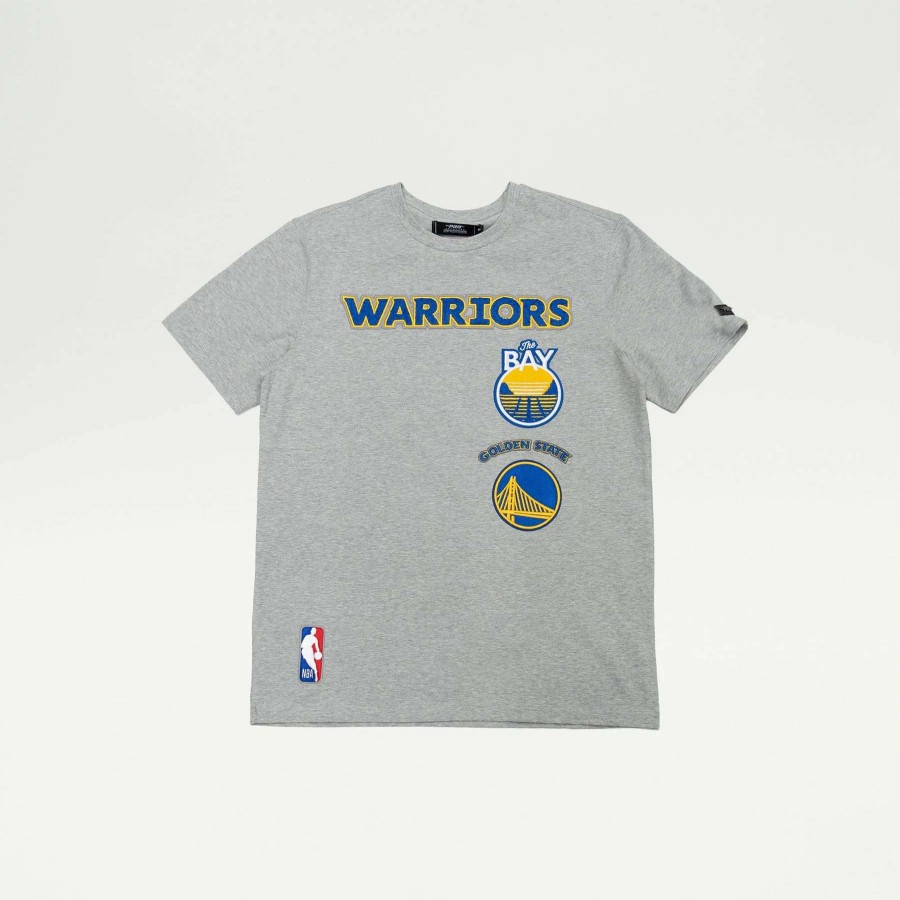 Men'S Tees * | Pro Standard Nba Golden State Warriors Tee Heather Grey