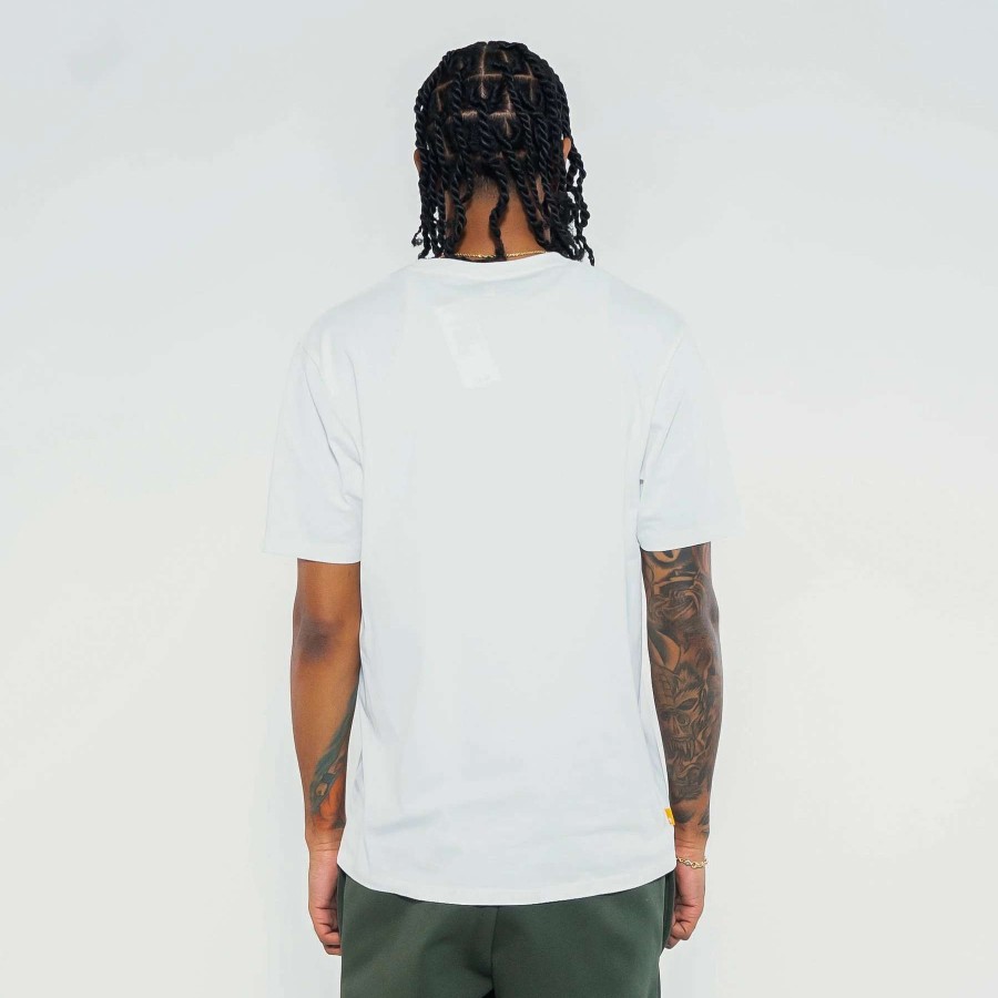 Men'S Tees * | Timberland Outdoor Heritage Camo Tree Logo Tee White