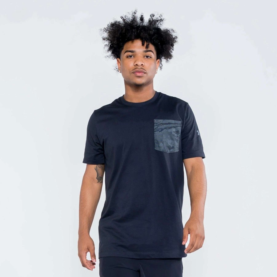 Men'S Tees * | Under Armour Pocket Graphic Tee Black