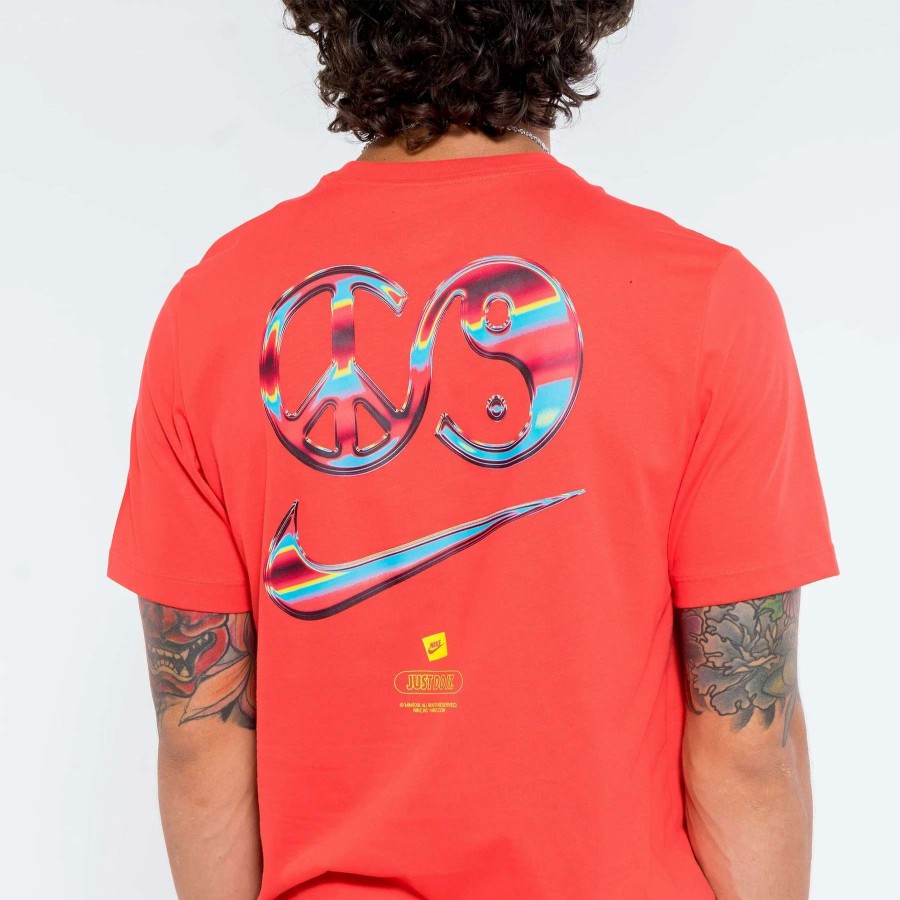 Men'S Tees * | Nike Sportswear Heatwave Tee Red