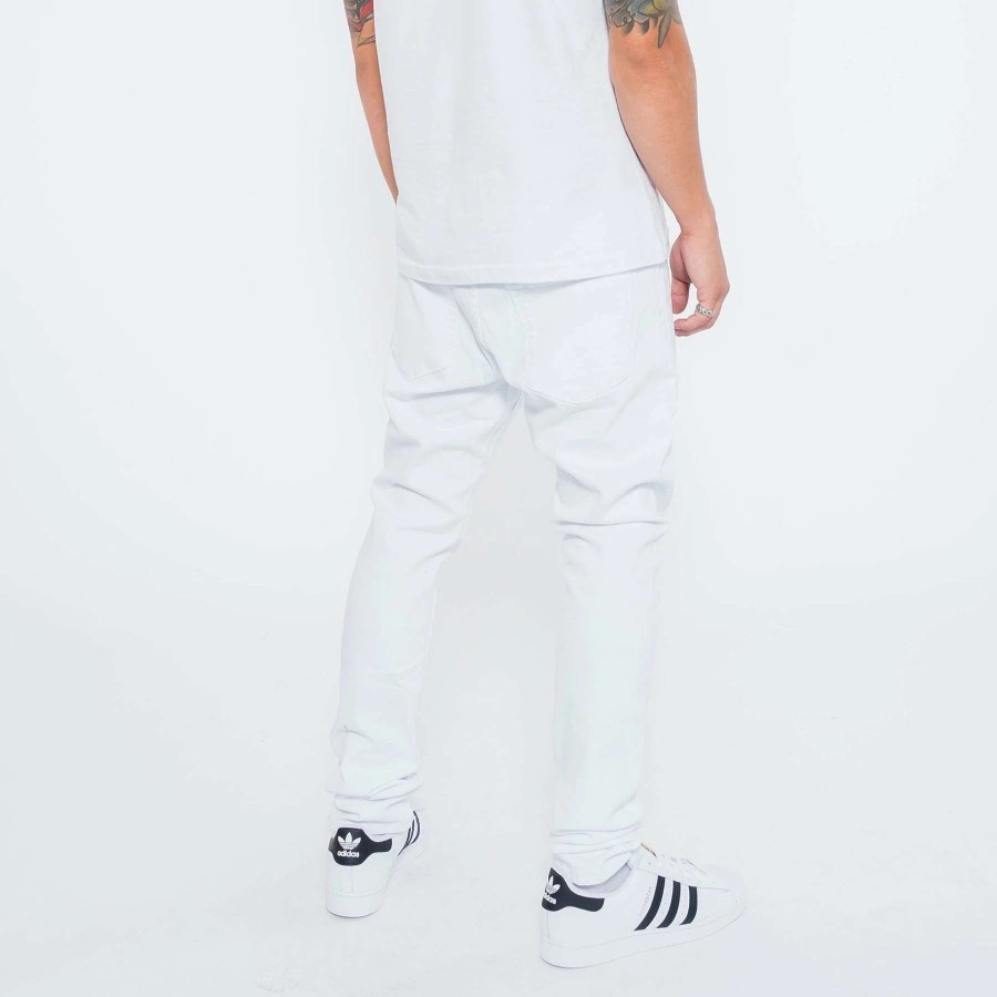 Men'S Jeans * | Crysp Denim Atlantic Denim Jeans White