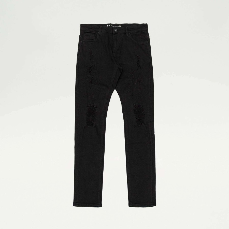 Men'S Jeans * | Crysp Denim Atlantic Denim Black