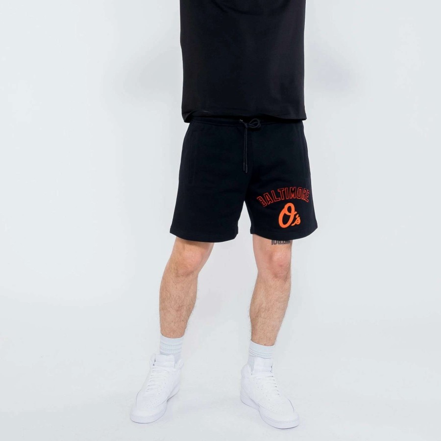 Men'S Shorts * | Pro Standard Mlb Baltimore Orioles Shorts Black