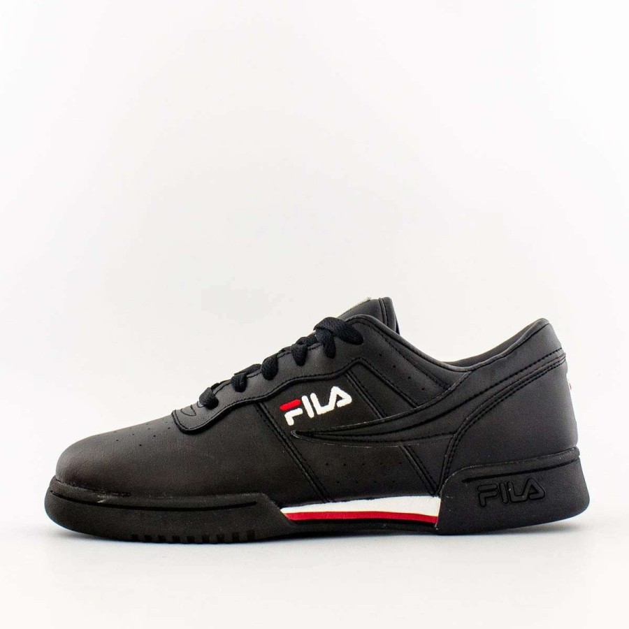 Men'S Sneakers * | Fila Original Fitness Black/White/Red