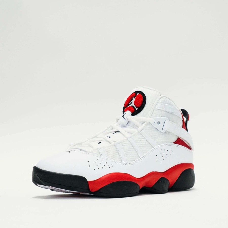 Men'S Sneakers * | Jordan 6 Rings White/Black-University Red