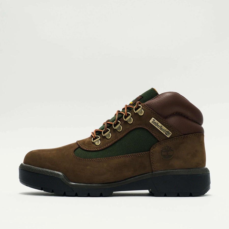 Men'S Boots * | Timberland Waterproof Field Boot Dark Brown Nubuck