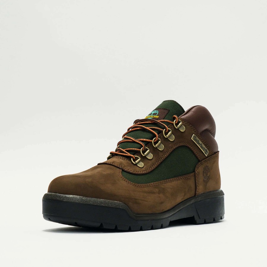 Men'S Boots * | Timberland Waterproof Field Boot Dark Brown Nubuck