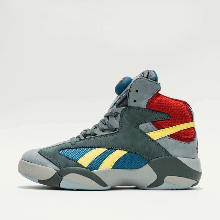 Men'S Sneakers * | Reebok Dc Shaq Attaq "Superman" Alloy/Brave Blue/Rich Magma