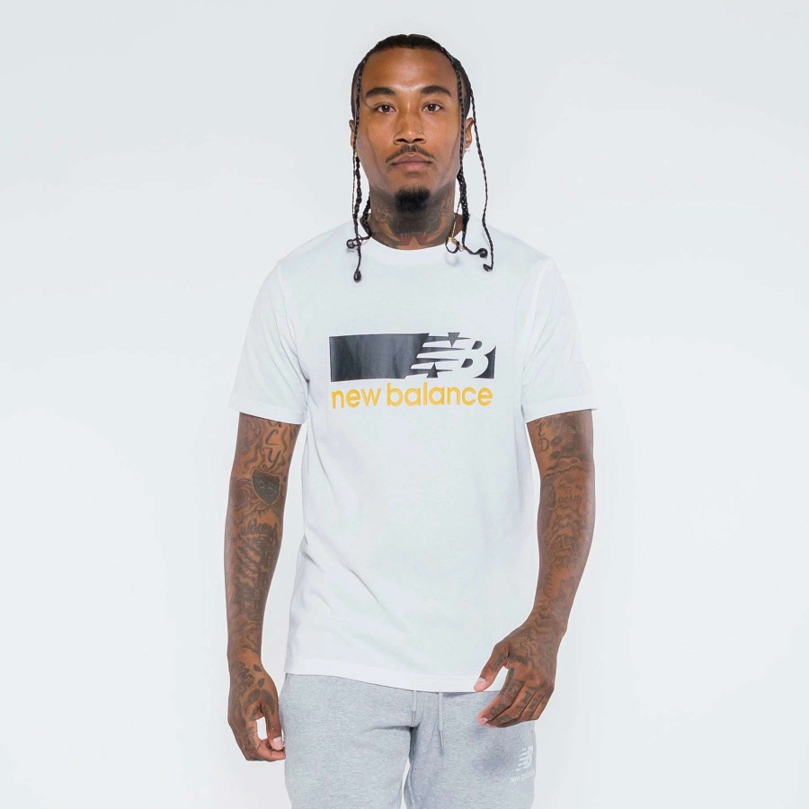 Men'S Tees * | New Balance Graphic Tee White