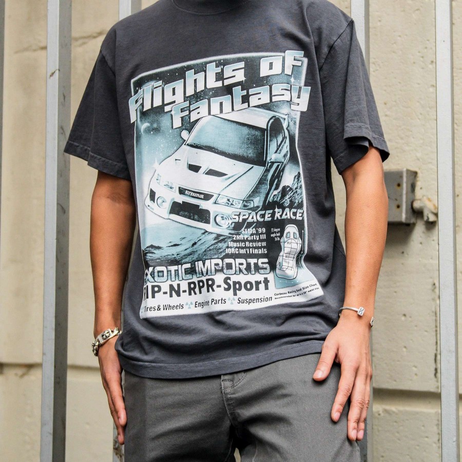 Men'S Tees * | Rip N Repair Flight Of Fantasy Tee Vintage Grey