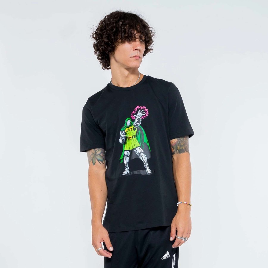 Men'S Tees * | Adidas Marvel'S Dr. Doom Tee Black