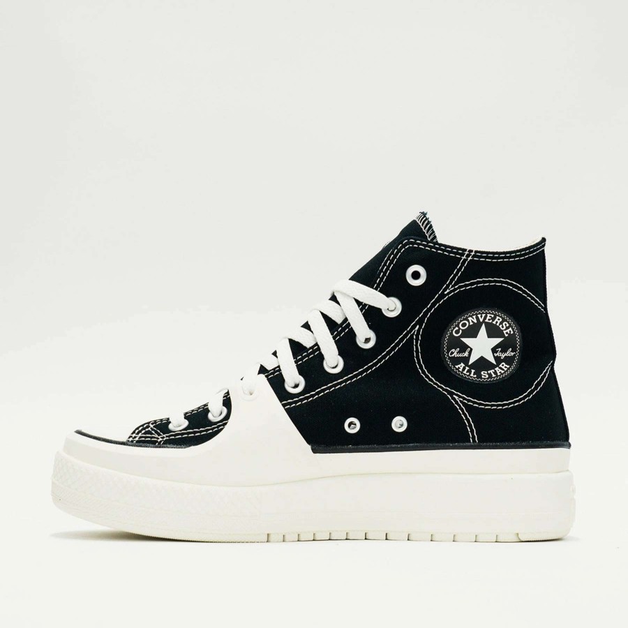 Men'S Sneakers * | Converse Chuck Taylor All Star Construct Black/Vintage White