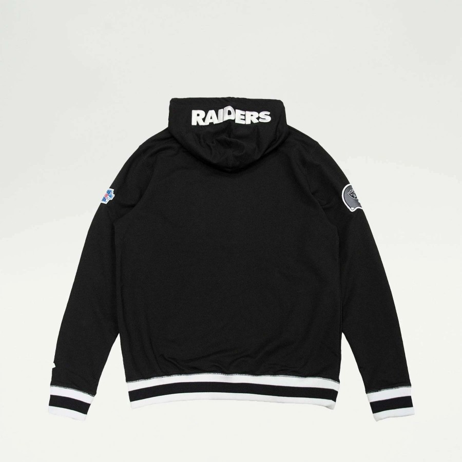 Men'S Hoodies * | New Era Nfl Las Vegas Raiders Letterman Pullover Hoodie Black