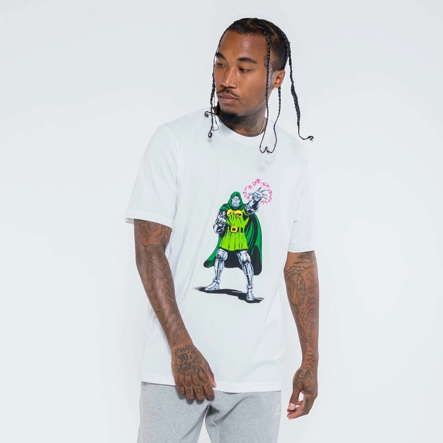 Men'S Tees * | Adidas Marvel'S Dr. Doom Tee White