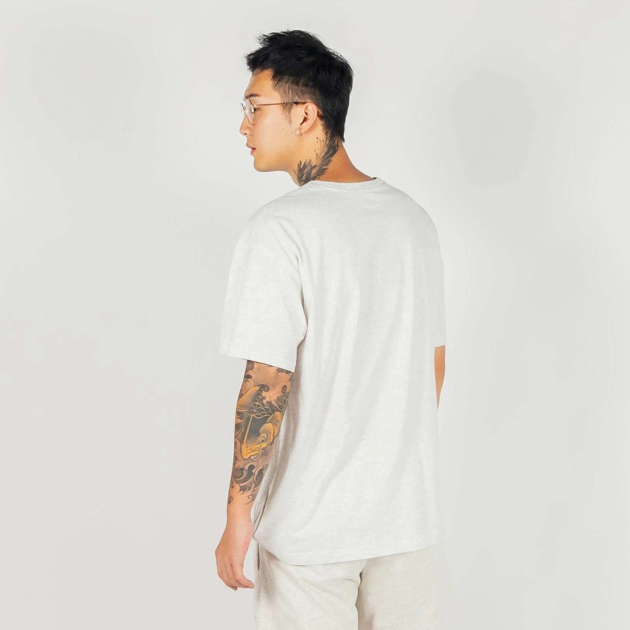 Men'S Tees * | New Balance Uni-Ssentials Cotton Tee Sea Salt Heather