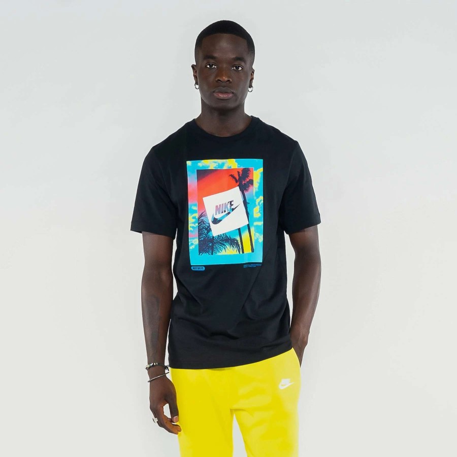 Men'S Tees * | Nike Sportswear Heatwave Graphic Tee Black