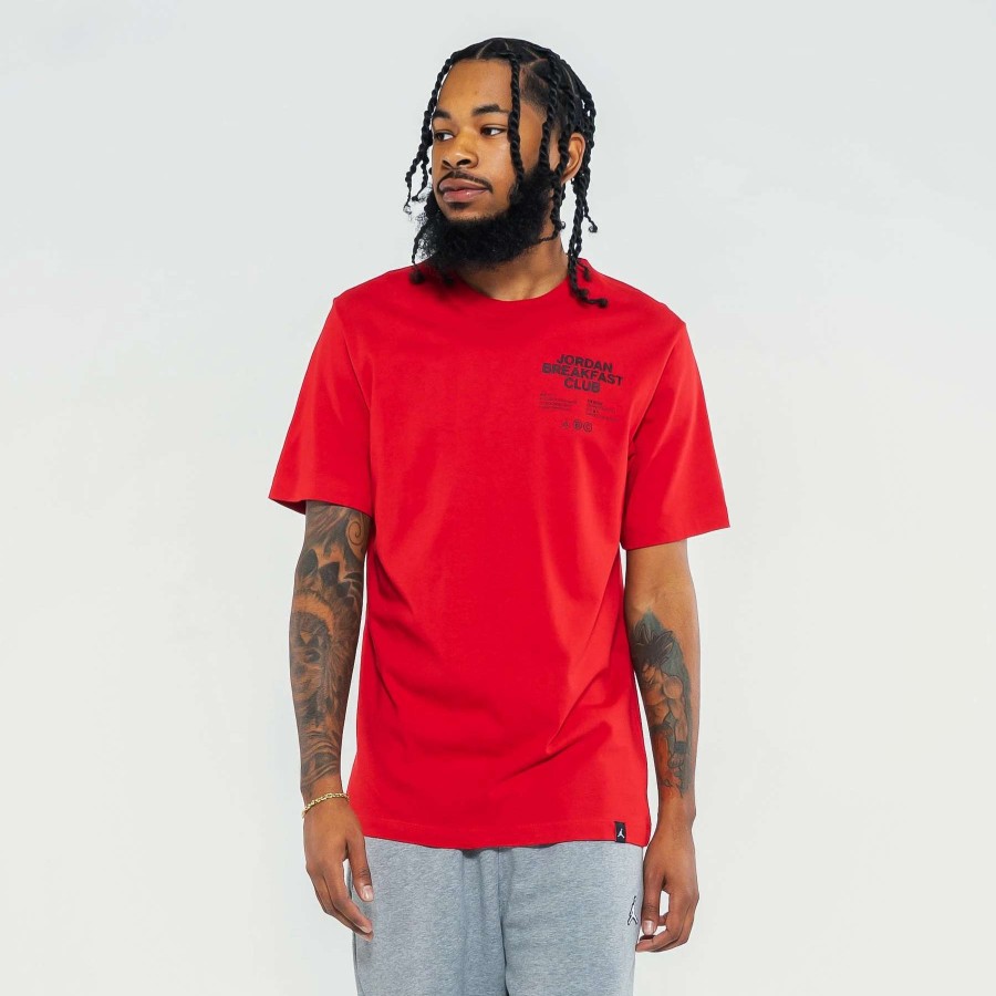 Men'S Tees * | Jordan Dri-Fit Sport Bc Tee Gym Red/Black