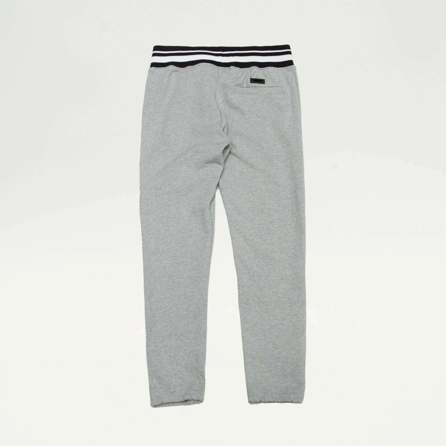 Men'S Bottoms * | Pro Standard Nba Golden State Warriors Jogger Heather Grey