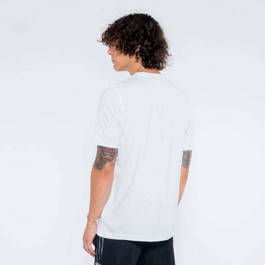 Men'S Tees * | Adidas Adicolor Classics Trefoil Tee White/Mineral Green