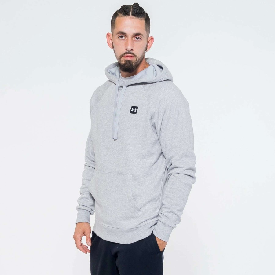 Men'S Hoodies * | Under Armour Rival Fleece Hoodie Grey