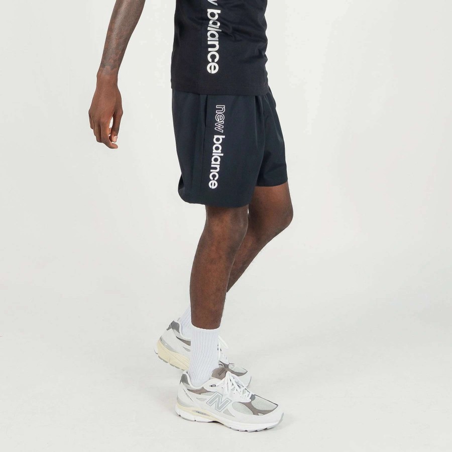 Men'S Shorts * | New Balance Athletics Wind Short Black