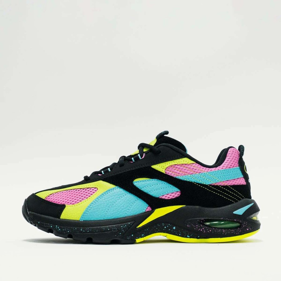 Men'S Sneakers * | Puma Cell Speed Sportswear Puma Black/Porcelain/Yellow Alert