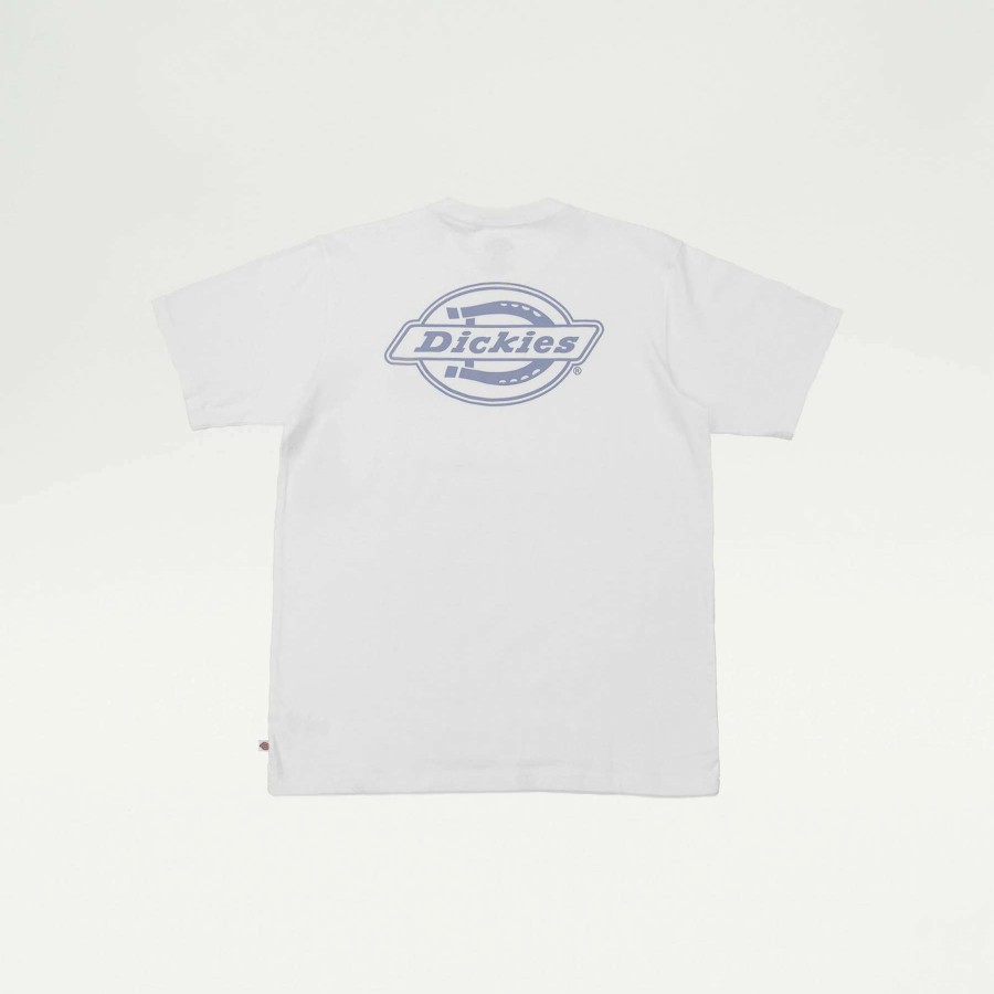 Men'S Tees * | Dickies Back Logo Graphic Tee White