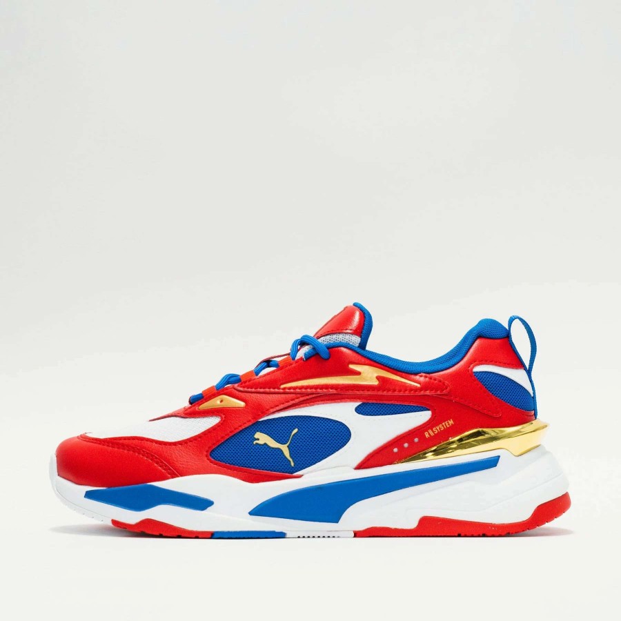 Men'S Sneakers * | Puma Rs Fast Rwb White/Red-Strong Blue