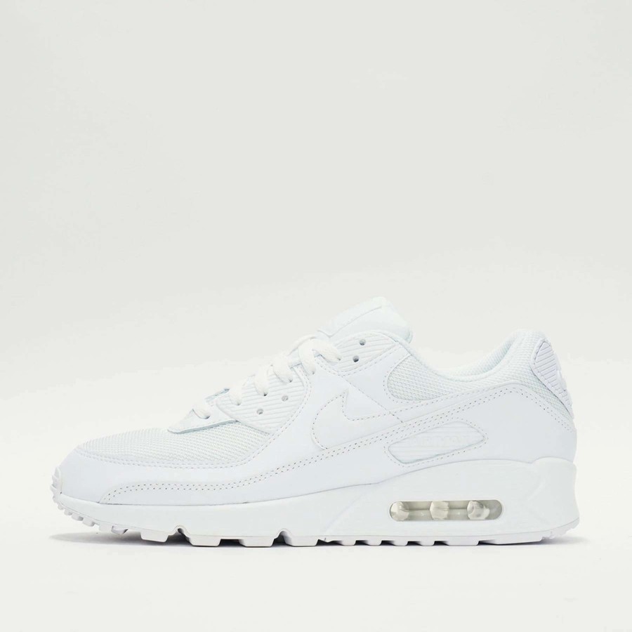 Men'S Sneakers * | Nike Air Max 90 White/Wolf Grey