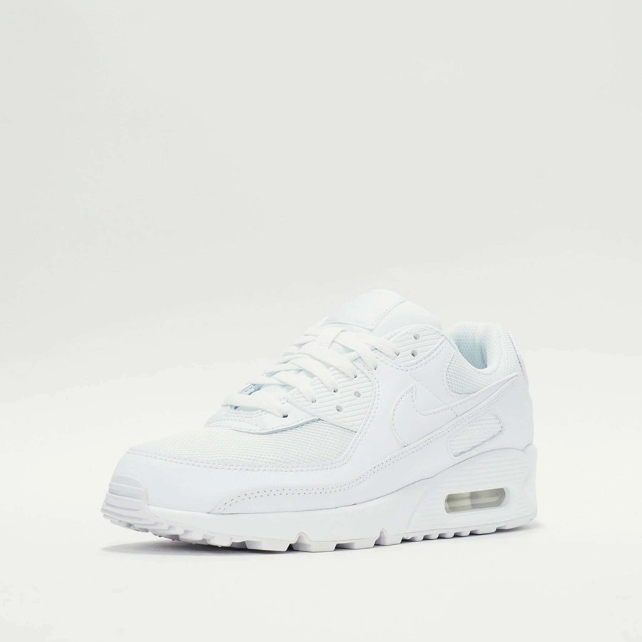 Men'S Sneakers * | Nike Air Max 90 White/Wolf Grey