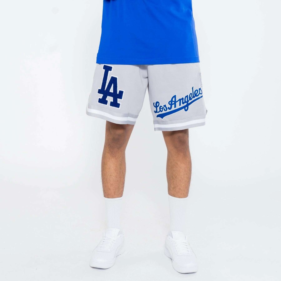 Men'S Shorts * | Pro Standard Los Angeles Dodgers World Champion 2020 Shorts Grey