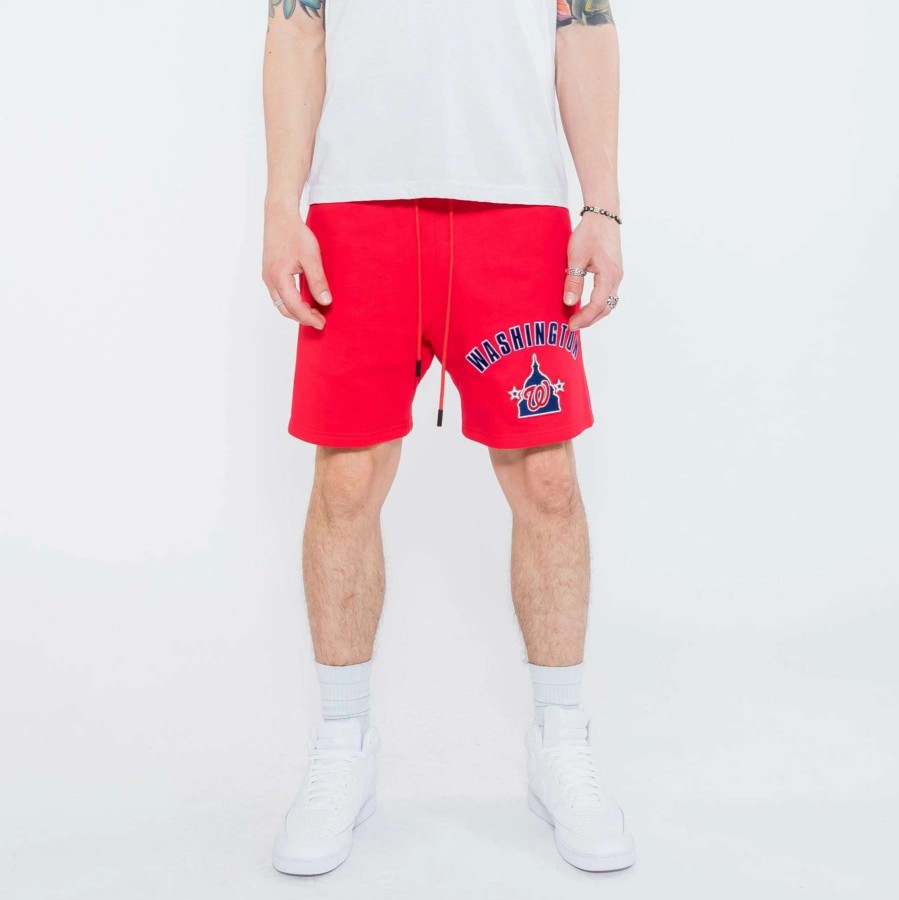 Men'S Shorts * | Pro Standard Mlb Washington Nationals Shorts Red