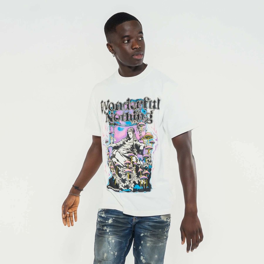 Men'S Tees * | Rip N Repair Wonderful Nothing Tee Off White